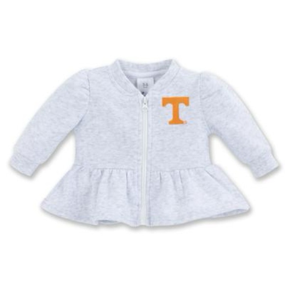 Tennessee Zoozatz Toddler 2T Fleece Peplum Full Zip Jacket